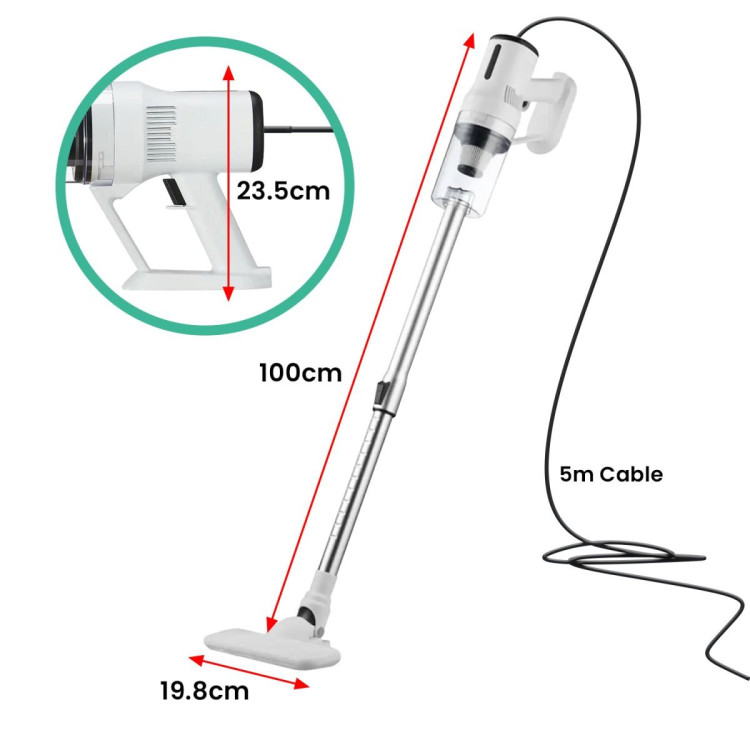 Airflo Handheld Continuous Stick Vacuum Cleaner Set image 3
