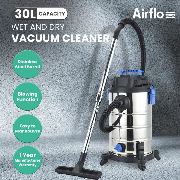 Airflo Wet & Dry Vacuum Cleaner 30L AFV30 image 6