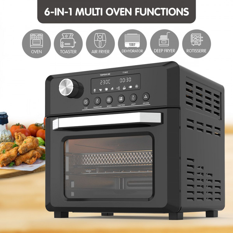 Pronti 18L 1500W Electric Air Fryer Multi Cooker Oven Black image 9
