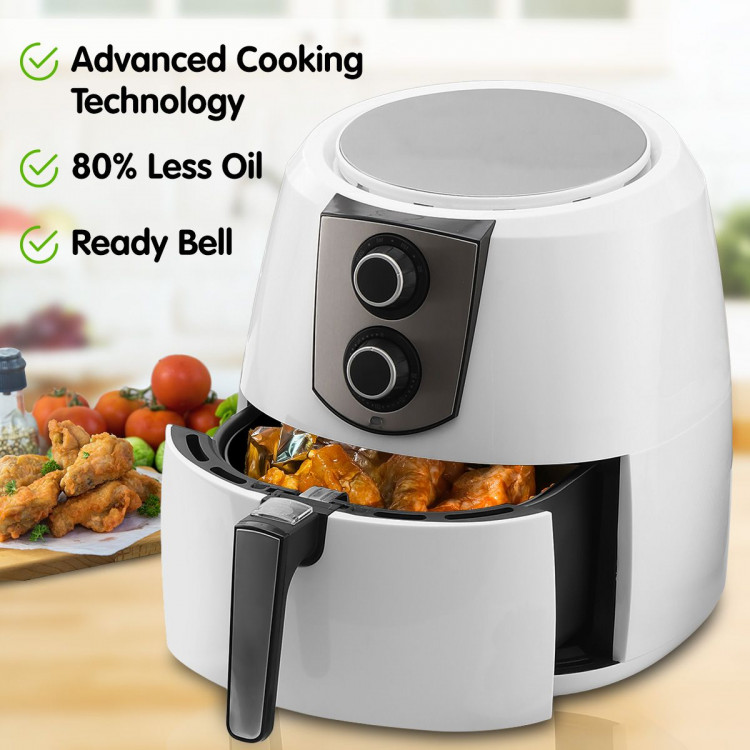 Pronti 7.2L 1800W Air Fryer Cooker Kitchen Oven White image 13
