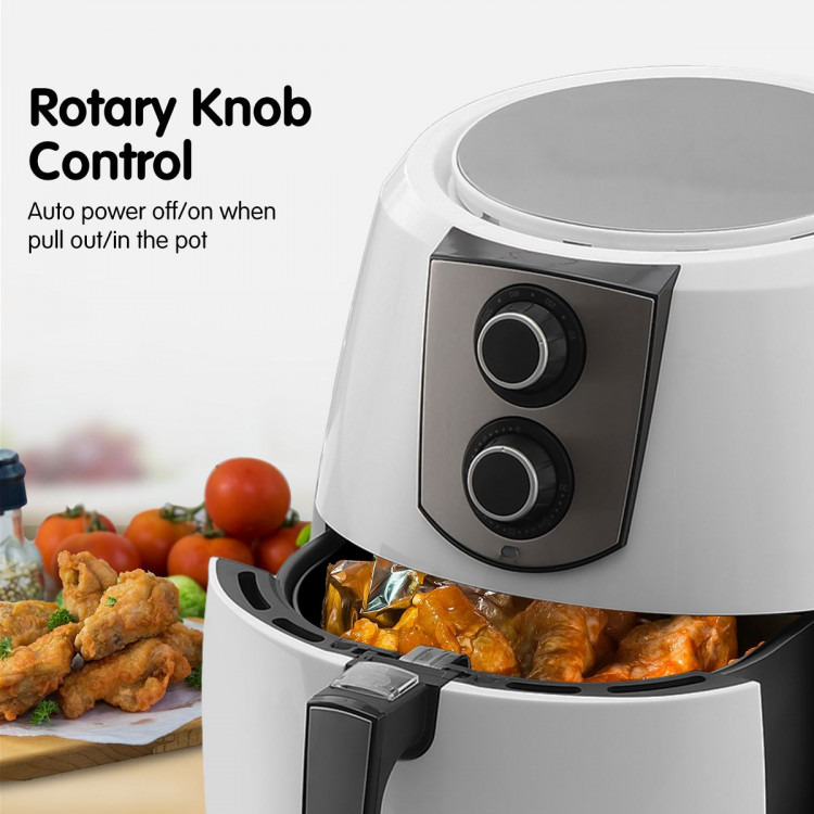 Pronti 7.2L 1800W Air Fryer Cooker Kitchen Oven White image 5