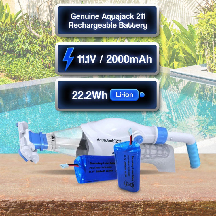 Genuine Aquajack 211 Pool Cleaner Rechargeable Battery image 4