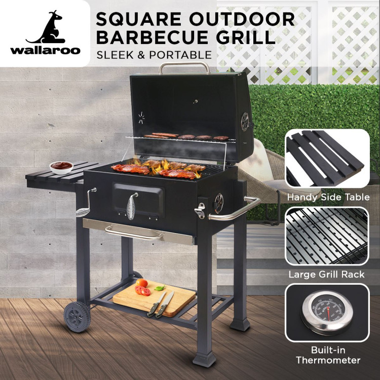 Wallaroo Square Outdoor Barbecue Grill BBQ image 3
