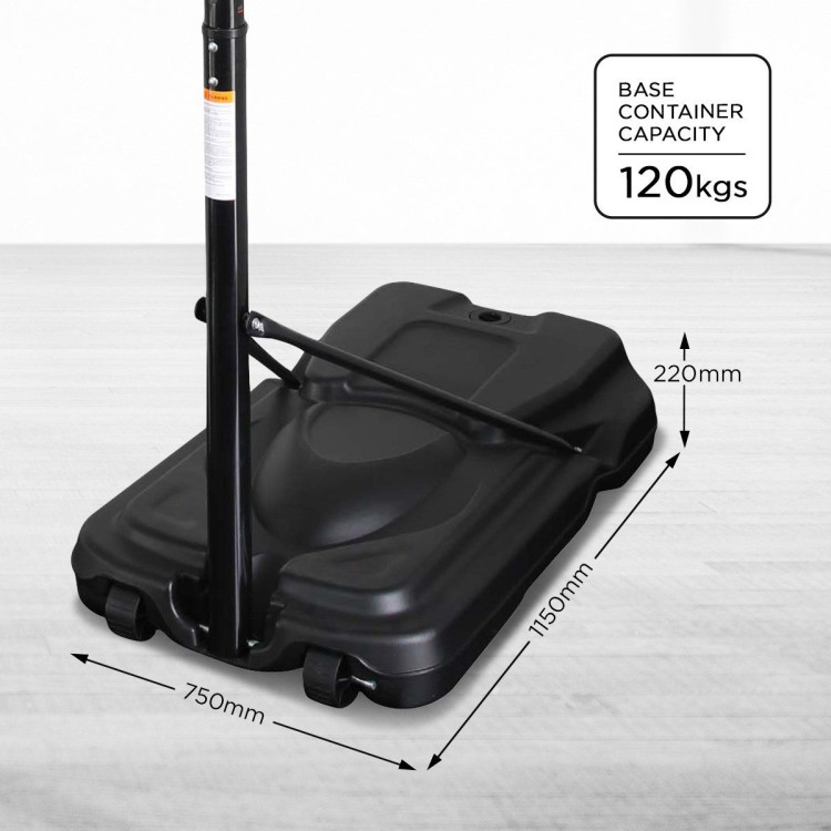 Kahuna Height-Adjustable Basketball Hoop Backboard Portable Stand image 4