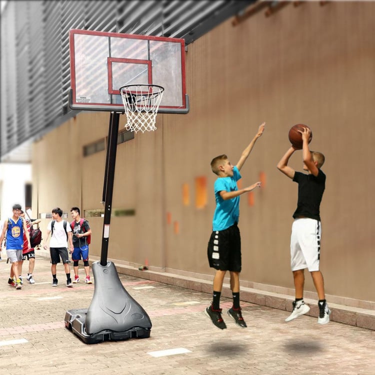 Kahuna Portable Basketball Ring Stand w/ Adjustable Height Ball Holder image 3