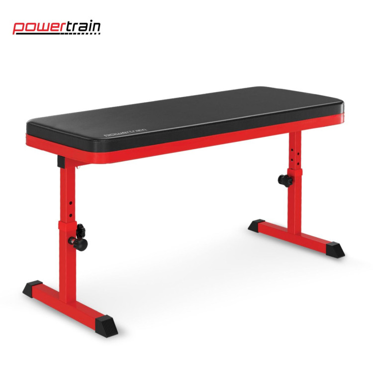 Powertrain 48KG Adjustable Dumbbell Set - Gold with Height-Variable Bench image 4