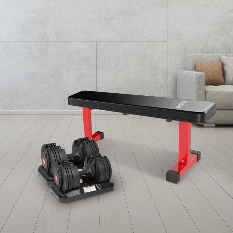 Powertrain GEN2 40KG Adjustable Dumbbell Set with Flat Bench image 14