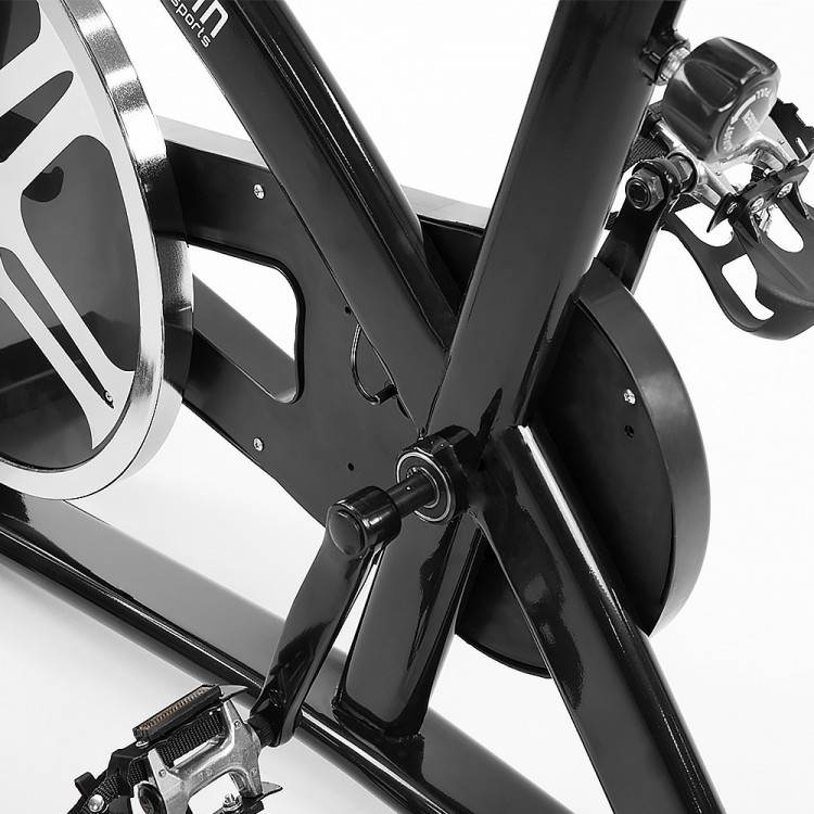 Powertrain Heavy Flywheel Exercise Spin Bike - Black image 4