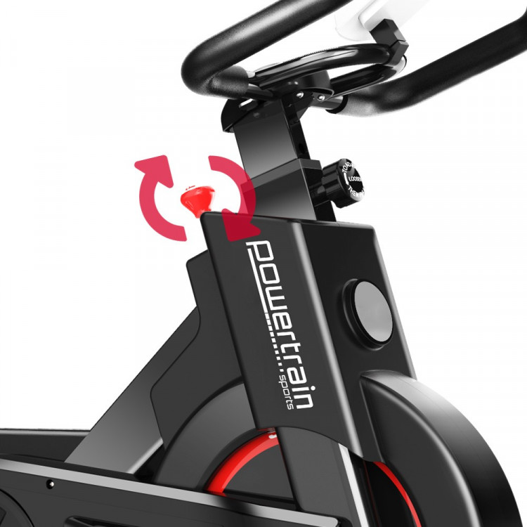 Powertrain Heavy Flywheel Exercise Spin Bike IS500 - Black image 6