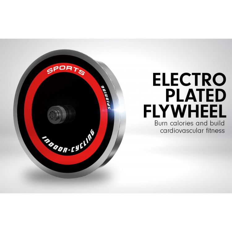 Powertrain Heavy Flywheel Exercise Spin Bike IS500 - Silver image 9