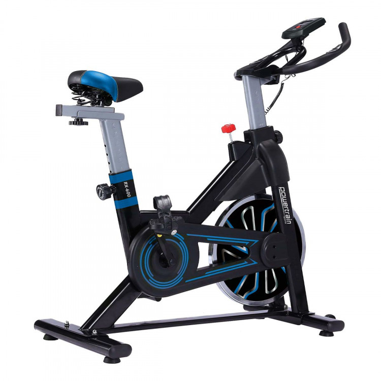 PowerTrain RX-600 Exercise Spin Bike Cardio Cycle - Blue image 11