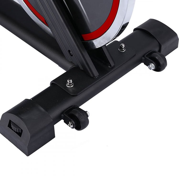 PowerTrain RX-200 Exercise Spin Bike Cardio Cycle - Red image 3