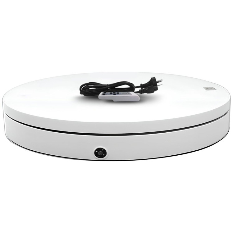 Christabelle 60cmD 100kg Commercial-Grade Electric Display Turntable Christmas Tree - White image 4