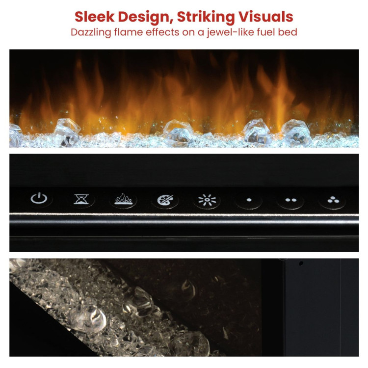 Dimplex PRISM Wall Mounted Electric Fireplace - 74-inches image 7