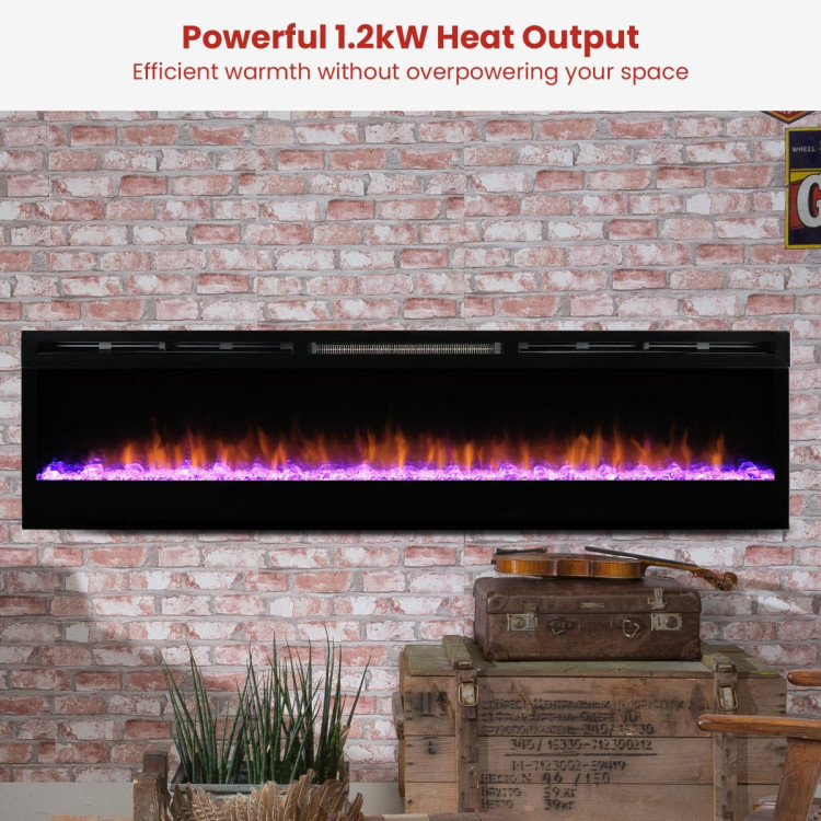 Dimplex PRISM Wall Mounted Electric Fireplace - 74-inches image 8