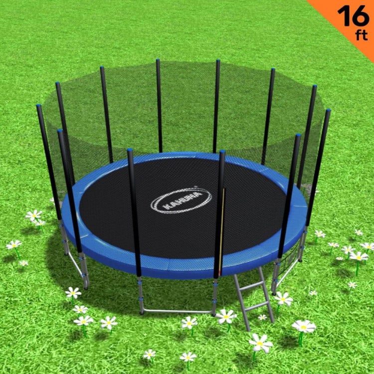 Kahuna Blizzard 16 ft Trampoline with Net