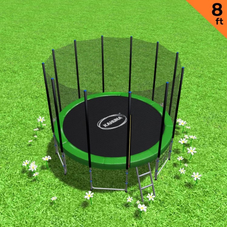 Kahuna Blizzard 8 ft Trampoline Green image 3