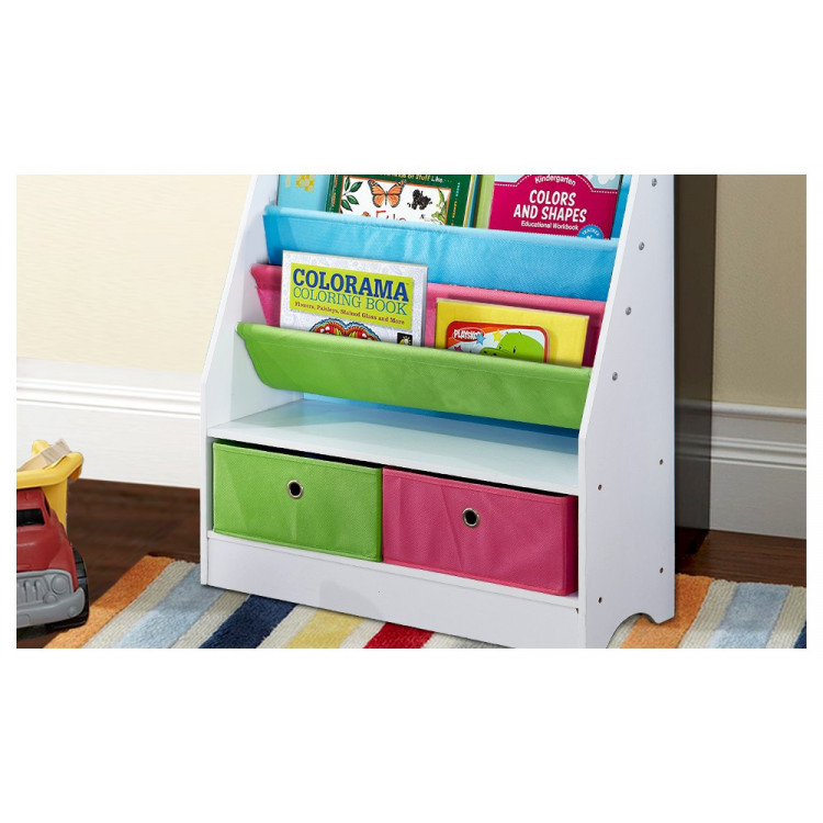 Kids Children Bookcase/ Toy Bins image 4