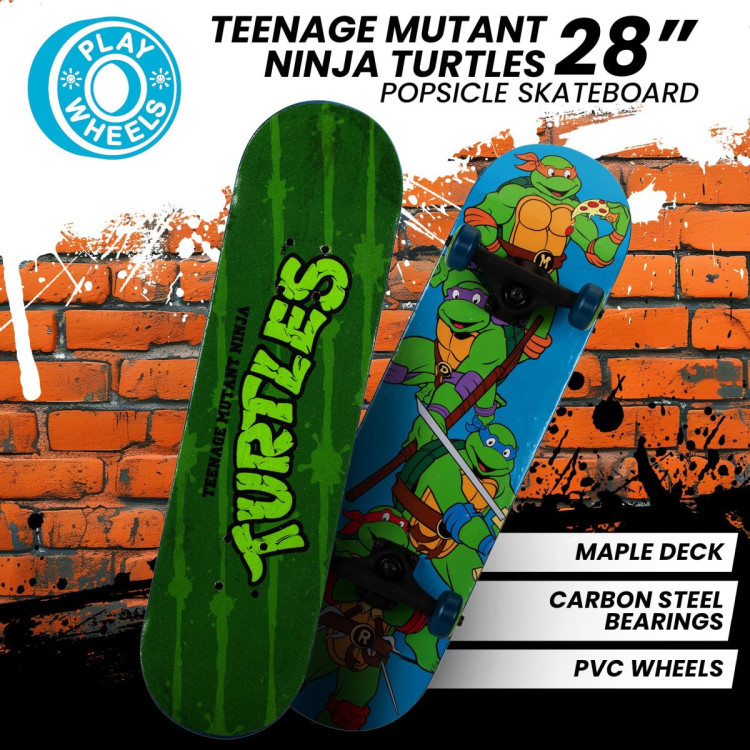 Teenage Mutant Ninja Turtles 28-inch Turtle Time Popsicle Skateboard image 11