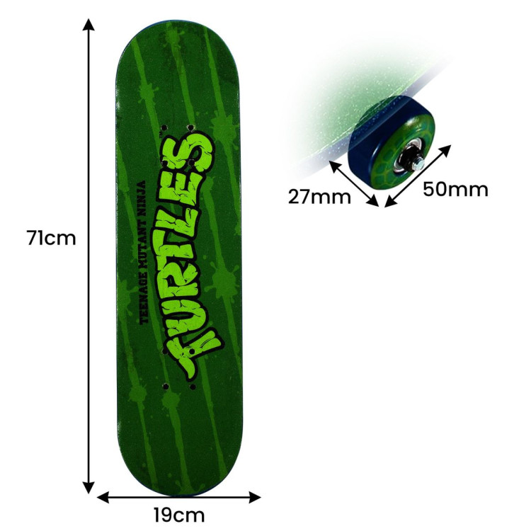 Teenage Mutant Ninja Turtles 28-inch Turtle Time Popsicle Skateboard image 4