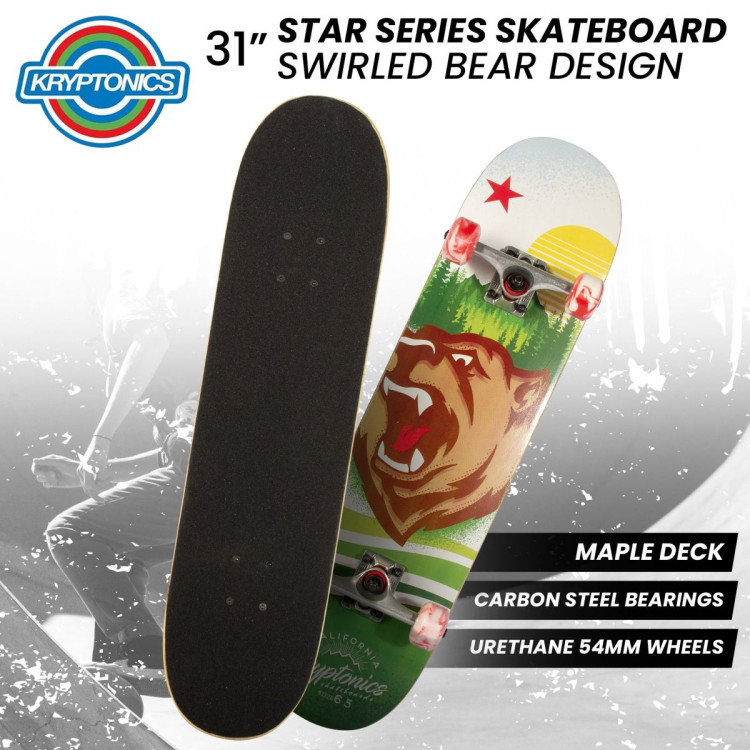 Kryptonics 31-inch Star Series Complete Skateboard image 11