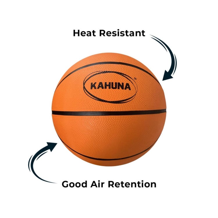 Kahuna Official Size 7 Standard Basketball - Rubberized High Grip Ball for Indoor Outdoor Training & Court Play image 7