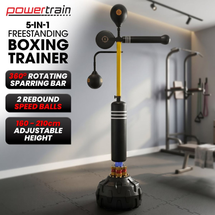 Powertrain Freestanding Boxing Trainer 5 in 1 Reflex Training System image 13