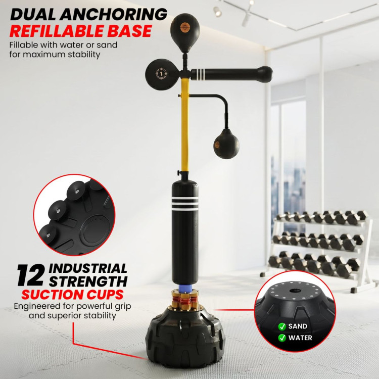 Powertrain Freestanding Boxing Trainer 5 in 1 Reflex Training System image 8