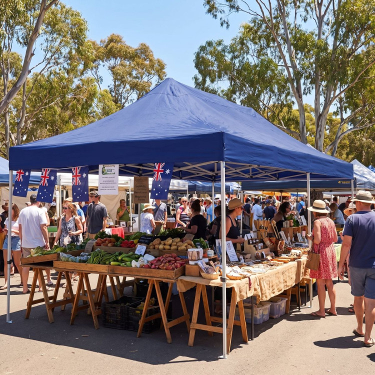 Gazebo Tent Marquee 3x6m PopUp Outdoor Wallaroo Blue image 4