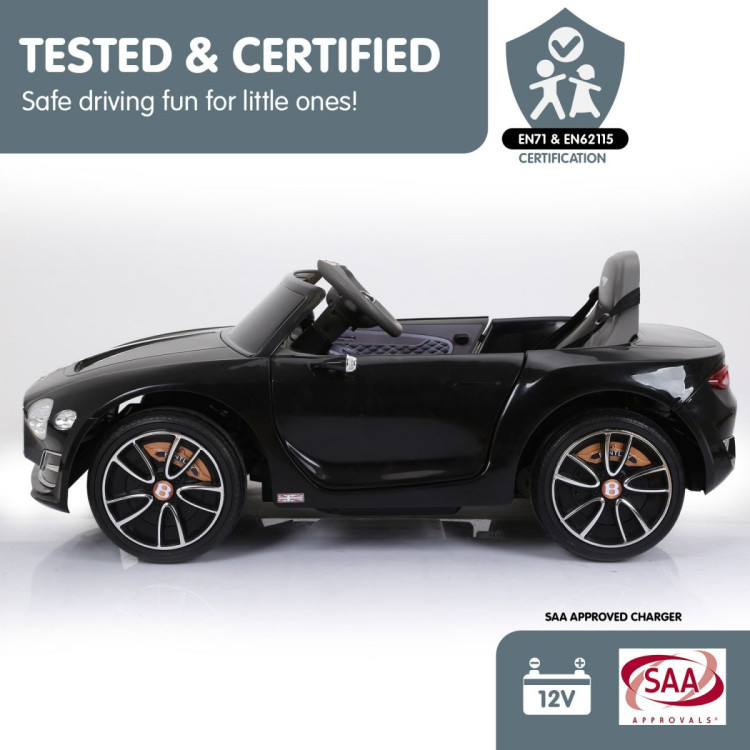 Bentley Exp 12 Licensed Speed 6E Electric Kids Ride On Car Black image 11