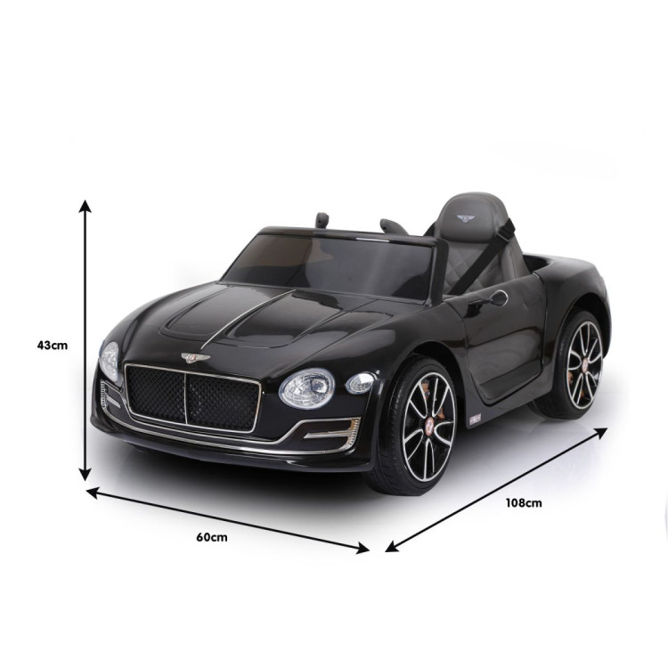 Bentley Exp 12 Licensed Speed 6E Electric Kids Ride On Car Black image 13