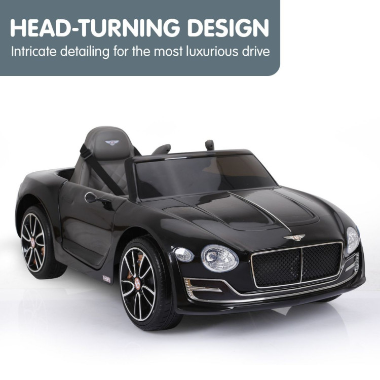 Bentley Exp 12 Licensed Speed 6E Electric Kids Ride On Car Black image 3