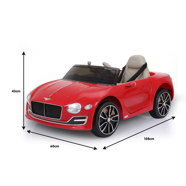 Bentley Exp 12 Speed 6E Licensed Kids Ride On Electric Car Remote Control - Red image 12