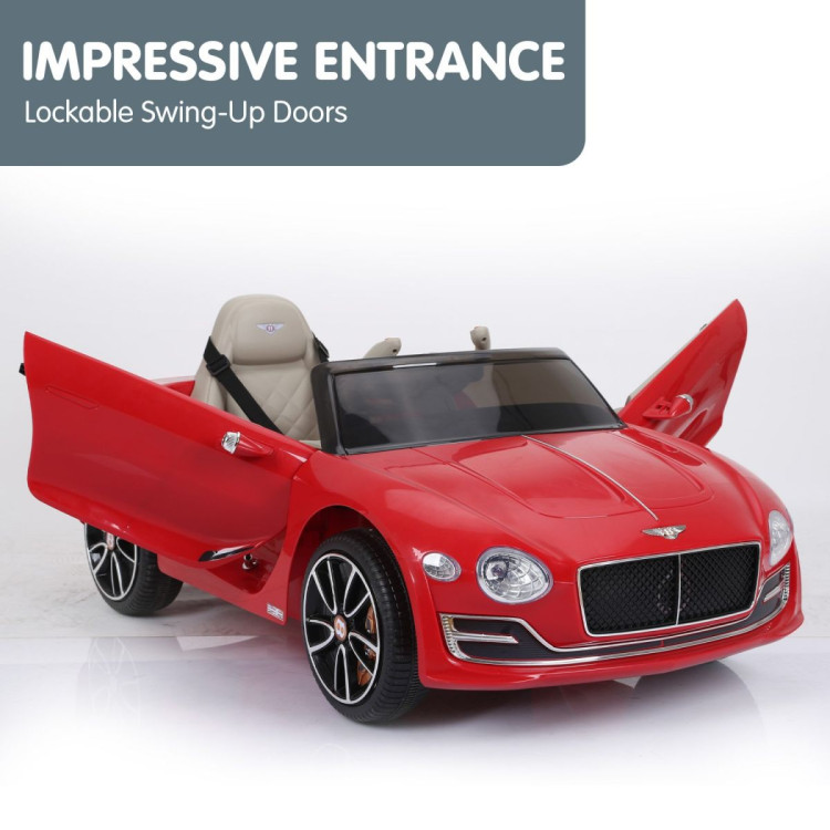 Bentley Exp 12 Speed 6E Licensed Kids Ride On Electric Car Remote Control - Red image 7
