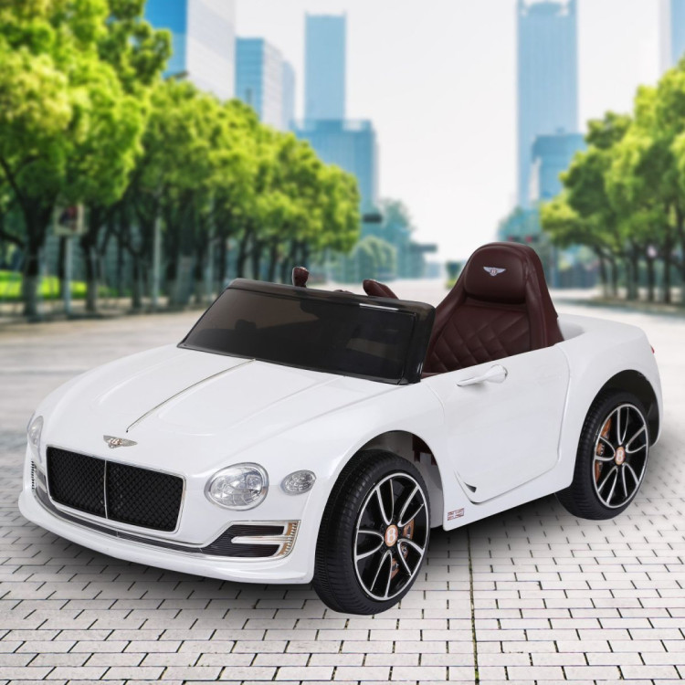 Bentley Exp 12 Speed 6E Licensed Kids Ride On Electric Car Remote Control - White image 13
