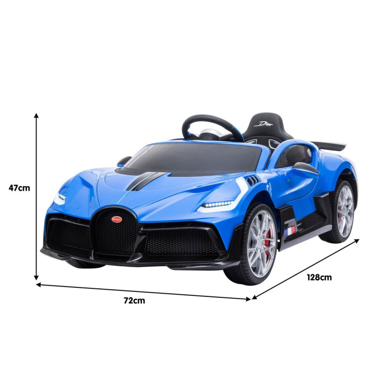 Licensed Bugatti Divo Kids Electric Ride On Car - Blue image 5