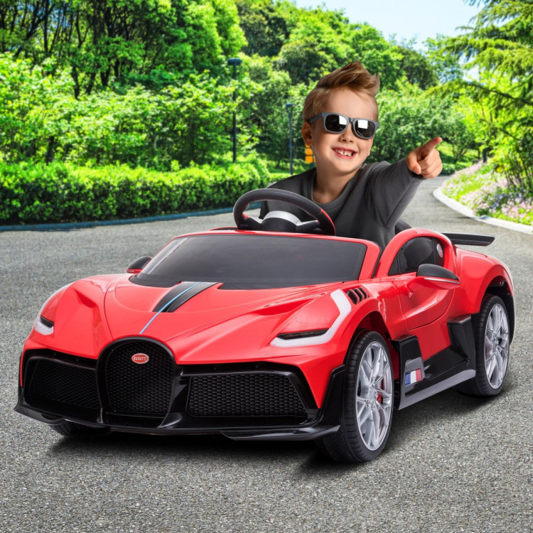 Licensed Bugatti Divo Kids Ride-on Car HL338 - Red image 12
