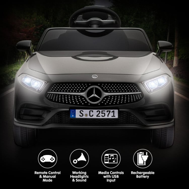Kahuna Mercedes Benz CLS 350 Kids Electric Ride On Car with Remote Control - Black image 8