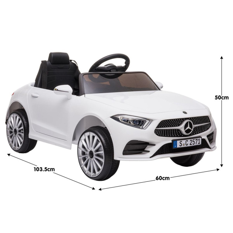 Kahuna Mercedes Benz CLS 350 Kids Electric Ride On Car with Remote Control - White image 4