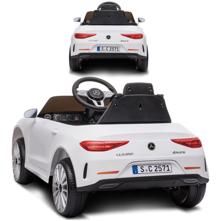 Kahuna Mercedes Benz CLS 350 Kids Electric Ride On Car with Remote Control - White image 6