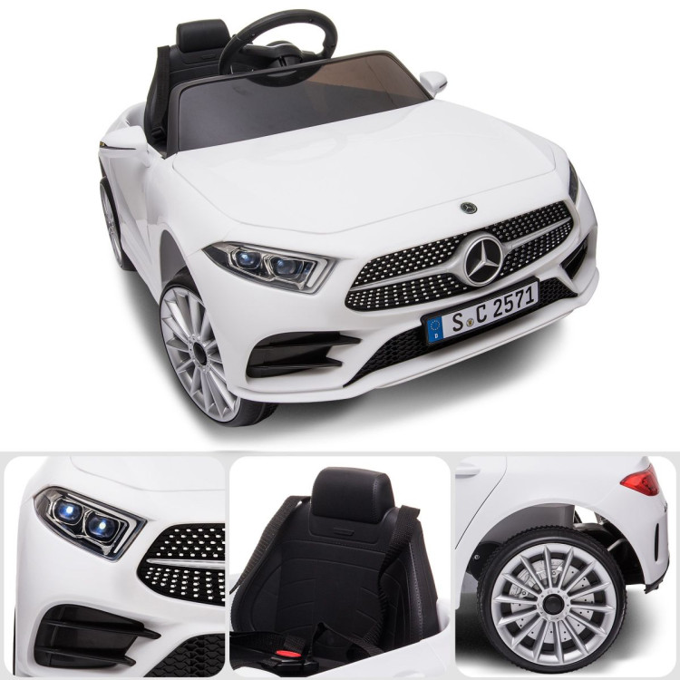 Kahuna Mercedes Benz CLS 350 Kids Electric Ride On Car with Remote Control - White image 9