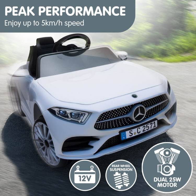 Kahuna Mercedes Benz CLS 350 Kids Electric Ride On Car with Remote Control - White image 11