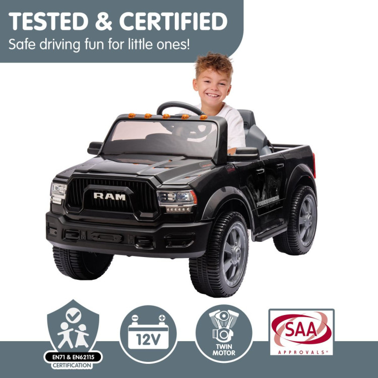 Dodge RAM Electric Ride On Car - Black image 9
