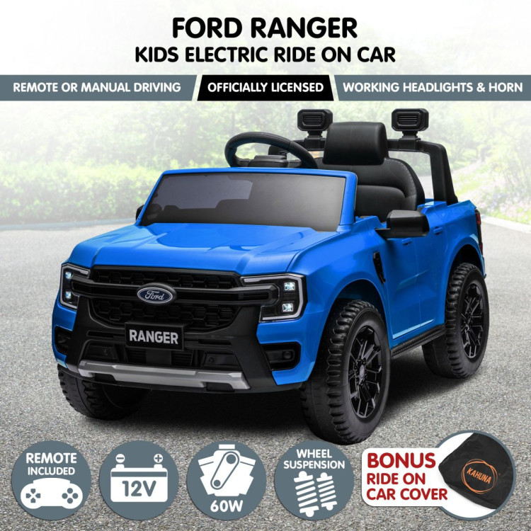 Ford Ranger Electric Kids Ride On Car - Blue image 4