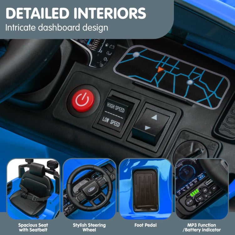Ford Ranger Electric Kids Ride On Car - Blue image 8