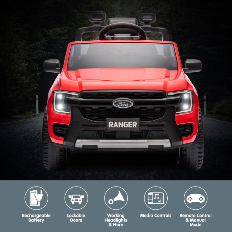 Ford Ranger Electric Kids Ride On Car - Red image 7
