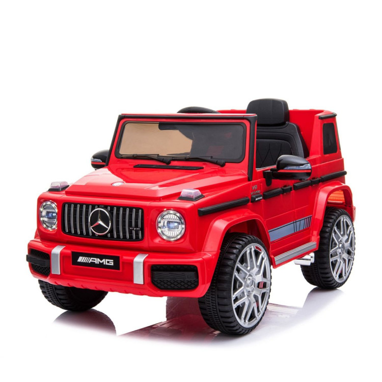 Mercedes Benz AMG G63 Licensed Kids Ride On Electric Car Remote Control - Red image 2