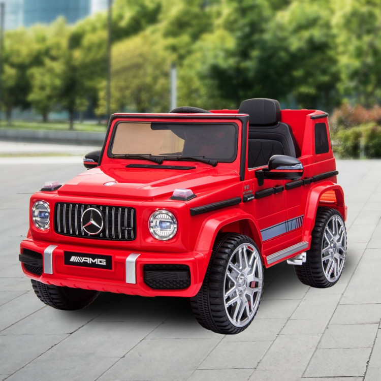 Mercedes Benz AMG G63 Licensed Kids Ride On Electric Car Remote Control - Red image 11