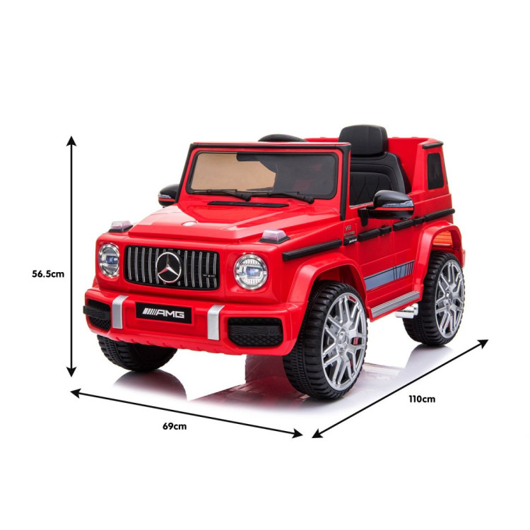 Mercedes Benz AMG G63 Licensed Kids Ride On Electric Car Remote Control - Red image 10
