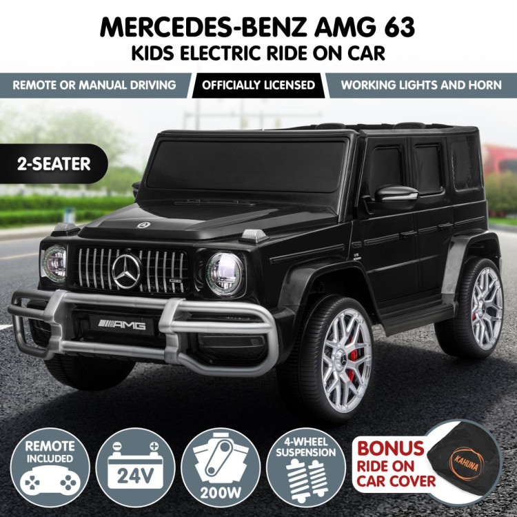 Kahuna Mercedes Benz AMG G63 Kids Electric Two Seater Ride On Car with Remote Control image 3